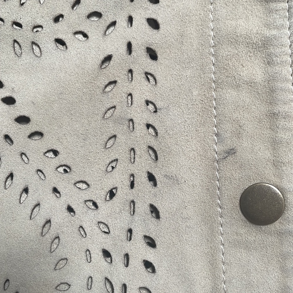 Free People Arabesane Suede Shirt Medium $795.00 By Mes Demoiselles - Picture 12 of 12